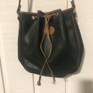 Vintage Green leather crossbody bag